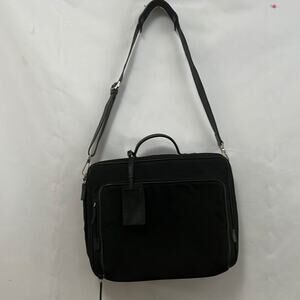 ‎GUCCI LEATHER-TRIM NYLON BRIEFCASE